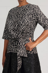 'Stick' Print Norma Top - SOLD OUT