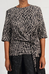 'Stick' Print Norma Top - SOLD OUT