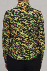 Fall 2023 Tech Stretch Print Will Shirt - green - sml, med - 50% off