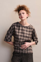 Plaid Viv Top - only large left!