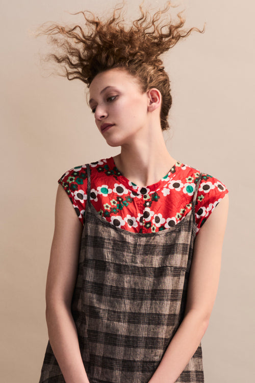 Simone Top - red print - last one!