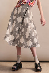 Washed Graphic Long Tree Skirt