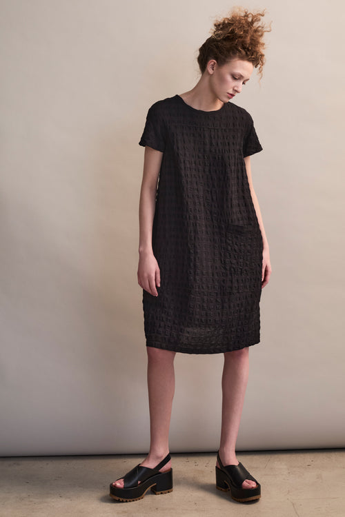 Washed Seersucker Union Dress