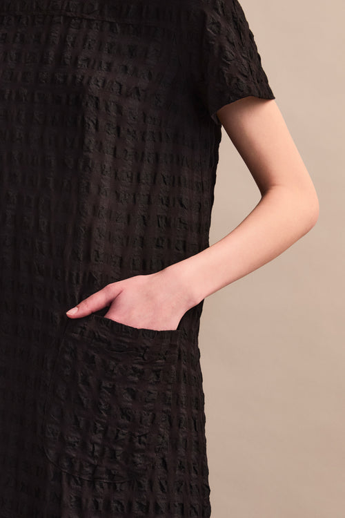 Washed Seersucker Union Dress