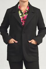 Textured Black Rachel Jacket - - 30% off