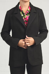 Textured Black Rachel Jacket - - 30% off