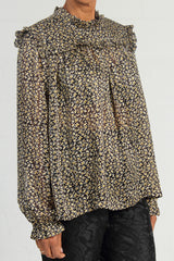Tiny Print Rainy Top - last size - sml