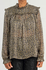 Tiny Print Rainy Top - last size - sml