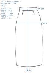 Fall 2023 Japanese Triacetate Pilot Skirt - xsm, lrg, xlg - 50% off