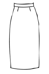 Fall 2023 Japanese Triacetate Pilot Skirt - xsm, lrg, xlg - 50% off
