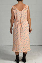 Vintage Sleep Print Timms Dress - peach - lrg, xlg