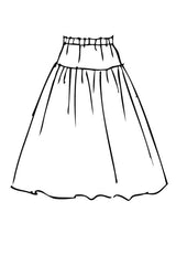 Spring 2024 Voile Viv Skirt - green - xsm, sml