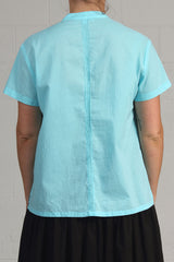 Spring 2024 Voile Austin Top - blue - sml, med, xlg