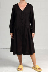 Spring 2024 Voile Day Dress - black