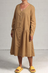 Spring 2024 Voile Day Dress - coffee