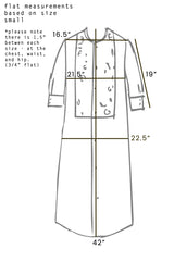 Spring 2024 Voile 3/4 Sleeve Trent Dress - coffee - xsm, med