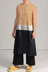 Spring 2024 Voile Straw Apron - coffee - sml, med
