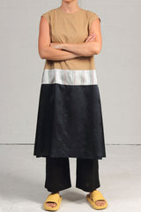 Spring 2024 Voile Straw Apron - coffee - sml, med