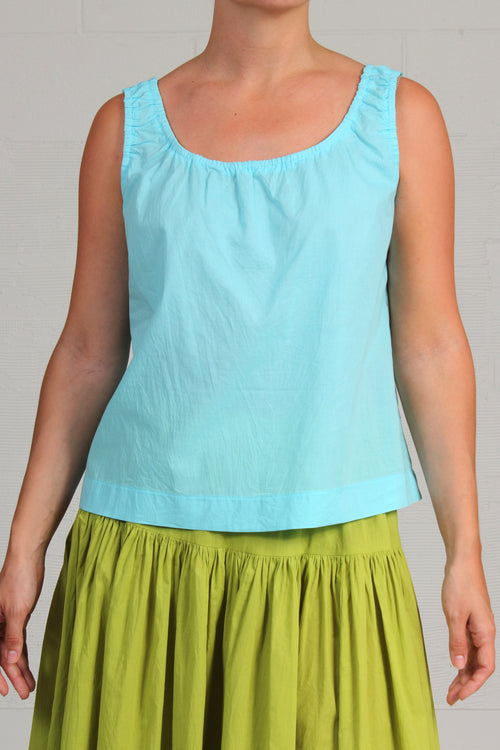 Spring 2024 Voile Studio Tank - blue - sml, xlg