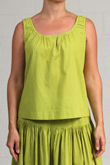 Spring 2024 Voile Studio Tank - green - last one - small