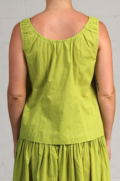Spring 2024 Voile Studio Tank - green - last one - small