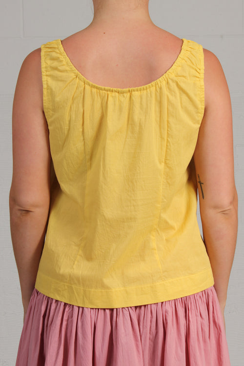 Spring 2024 Voile Studio Tank - yellow - sml, med, lrg, xlg