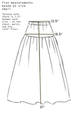 Spring 2024 Voile Viv Skirt - yellow - last size - small!