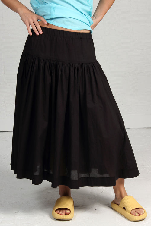 Spring 2024 Voile Viv Skirt - black - xsm, sml