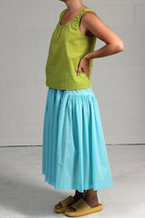 Spring 2024 Voile Viv Skirt - blue - sml