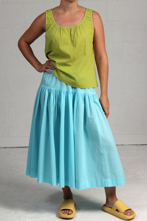Spring 2024 Voile Viv Skirt - blue - sml