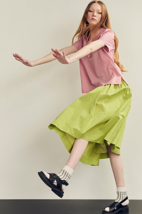 Spring 2024 Voile Viv Skirt - green - xsm, sml