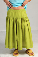 Spring 2024 Voile Viv Skirt - green - xsm, sml