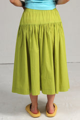 Spring 2024 Voile Viv Skirt - green - xsm, sml