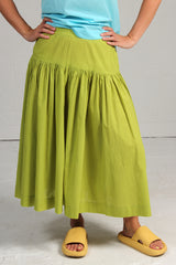 Spring 2024 Voile Viv Skirt - green - xsm, sml