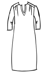 Washed Seersucker Amai Dress