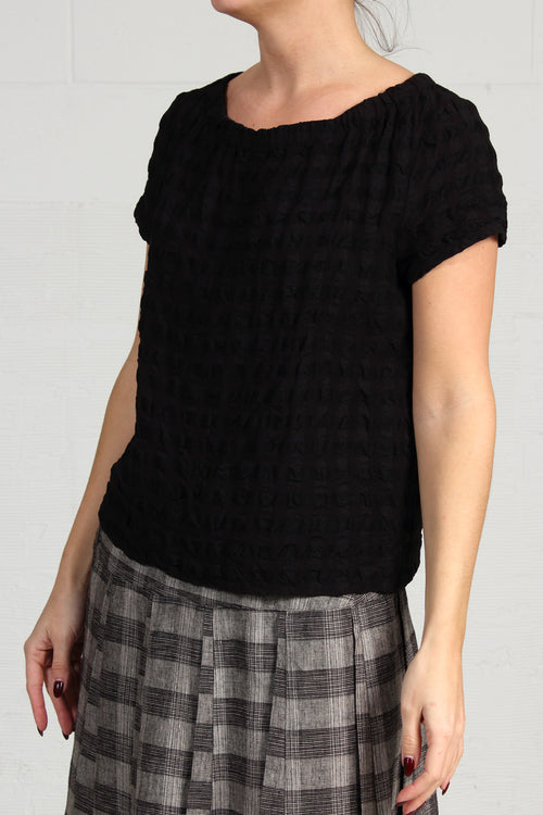 Washed Seersucker Liza Top
