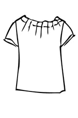 Washed Seersucker Liza Top