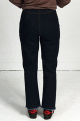 Spring 2018 Washed Denim Cropped Flares - xsm