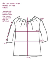 Spring 2023 Brown Print Swell Top - sml