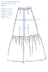 Spring 2021 Black & White Floral Mirage Skirt - xsm