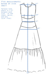 Spring 2021 - Black & White Floral Path Dress - xsm, sml