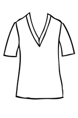 Spring 2023 Glitter Rib Bobbi Shirt - pale pink - xsm