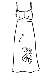 Spring 2022 Matte Satin Greta Slip Dress - black - sml