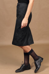 Fall 2018 Crush Jacquard Alex Skirt - sml