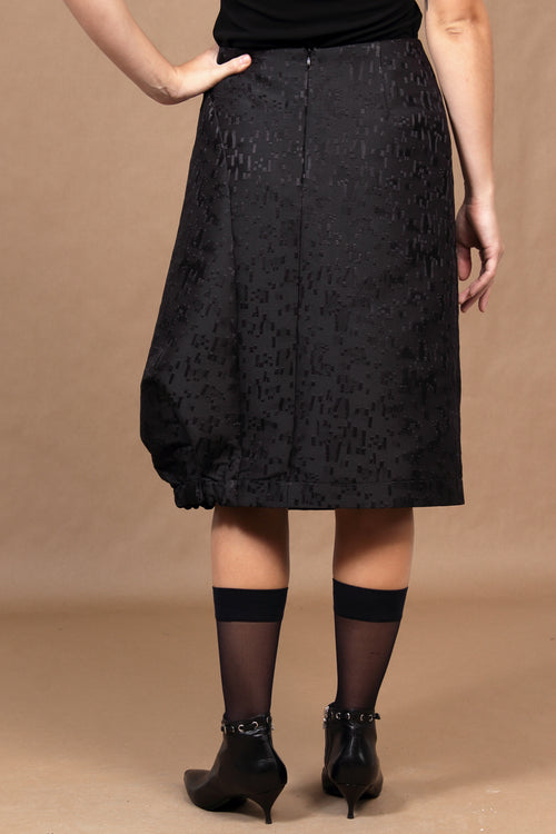 Fall 2018 Geometric Jacquard Moby Skirt -xsm