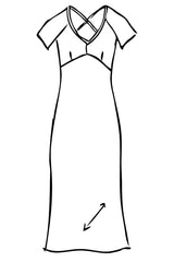 Spring 2021 Zig Zag Floral Ossie Dress - med