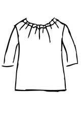 Spring 2023 Brown Print Swell Top - sml