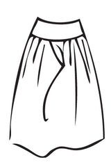 Spring 2016 Talco Cotton Rumpled Skirt - xsm