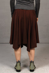 Fall 2019 - Skinny Stripe Wobble skirt - rust/navy - xsm