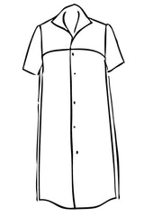 Spring 2022 Printed Cotton Pete Dress - Dotted Ochre - xsm